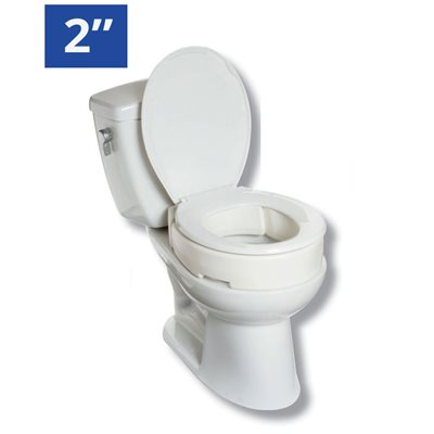 Elevation de toilette de 2"avec charnière-MOBB