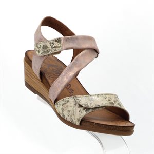 Remonte, R4462-60, Beige,-metallic /  rosegold